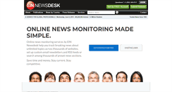 Desktop Screenshot of einnews.com